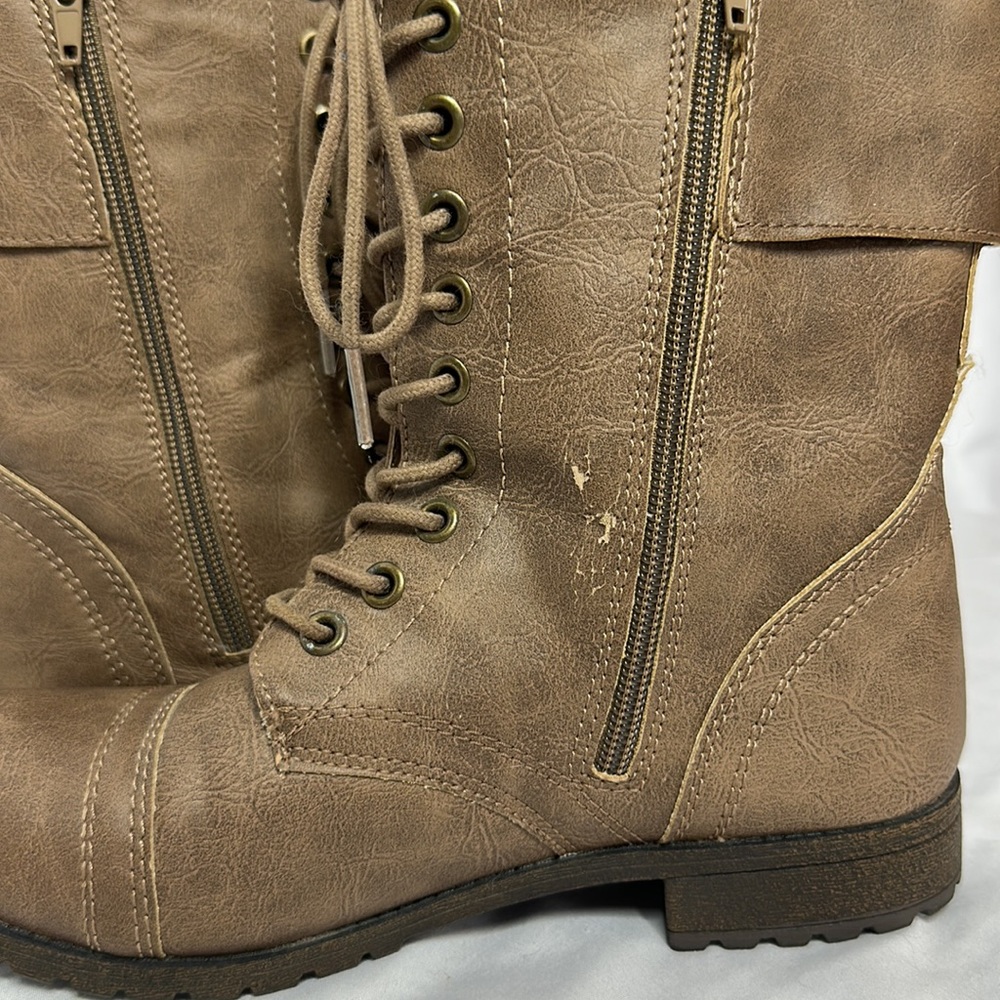 Gently Used Rampage Jaycee Zip-Up Combat Boot - Picture 4 of 7